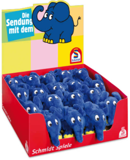 Bild von Send m d Maus Elefant 12cm per Stück - 42602