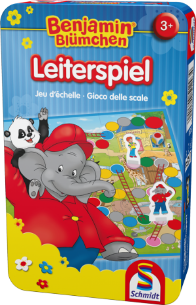 Bild von Benjamin Blümchen Leiterspiel Metallbox - 51280