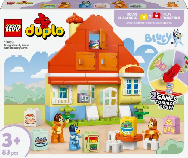 Bild von LEGO® DUPLO® Bluey - 10459 Blueys Familienhaus mit Memory-Spiel