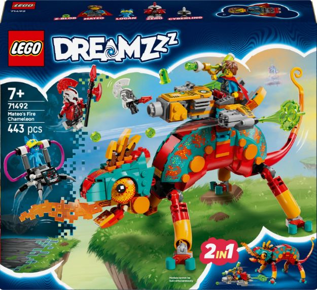 Bild von LEGO® DREAMZzz - 71492 Mateos Feuer-Chamäleon