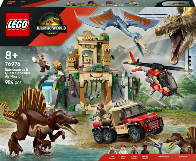 Bild von LEGO® Jurassic World™ - 76976 Spinosaurier & Quetzalcoatlus: Hubschrauber-Einsatz