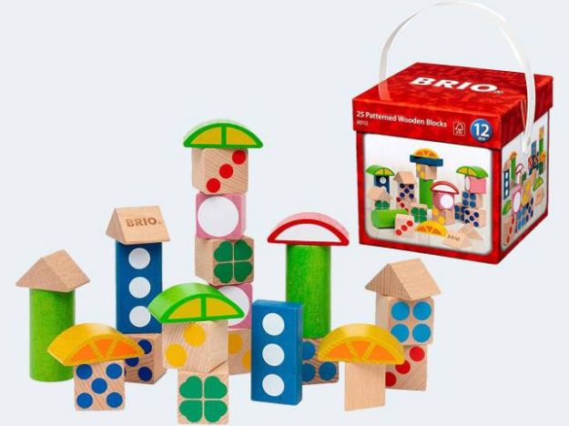 Bild von BRIO Baustein-Box 25 tlg. mit Aufbewahrungsbox - 30112
