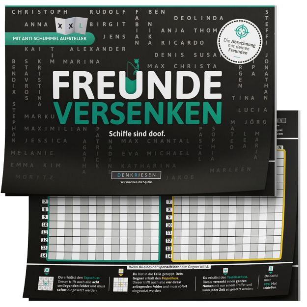 Bild von FREUNDE VERSENKEN® "Schiffe sind doof" - Schiffe versenken neu aufgelegt - FV3001
