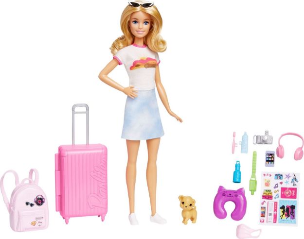 Bild von Mattel HJY18 Refreshed Travel Barbie