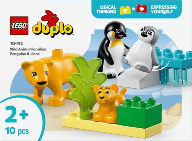 Bild von LEGO® DUPLO® - 10442 Wildtier-Familien: Pinguine und Löwen