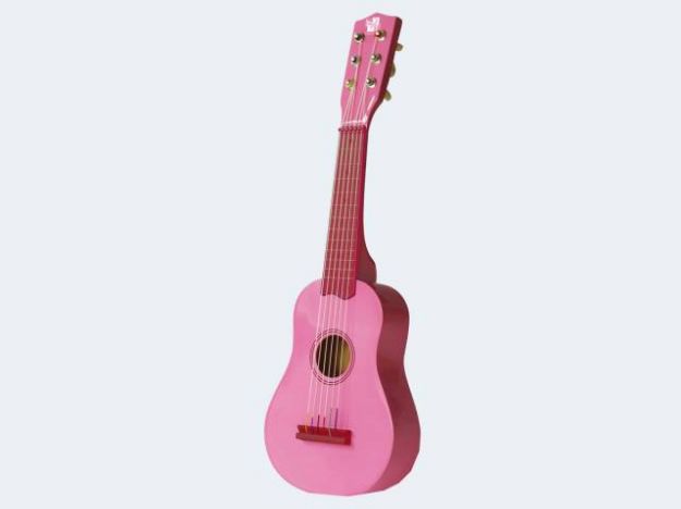 Bild von Concerto Gitarre 55cm Holz pink - 701207