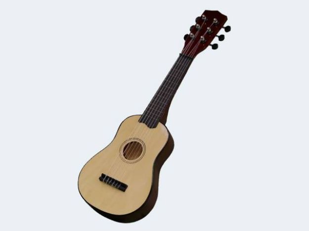 Bild von Concerto Gitarre 55cm Holz natur incl. Plectrum - 73509(701201)