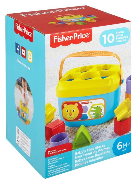 Bild von Mattel FFC840 Fisher Price Babys erste Bausteine