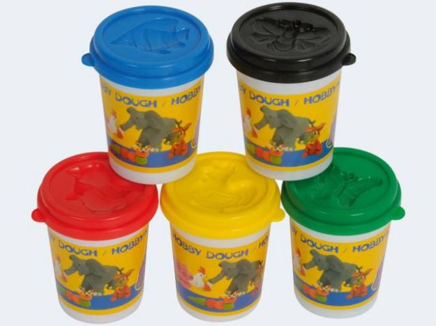 Bild von 5er Set Kinderknete á 140g - 200-70600