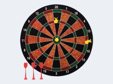 Zeige Details für Magnet Dartscheibe 41cm 6 Pfeile - 20250 Bild von Magnet Dartscheibe 41cm 6 Pfeile - 20250