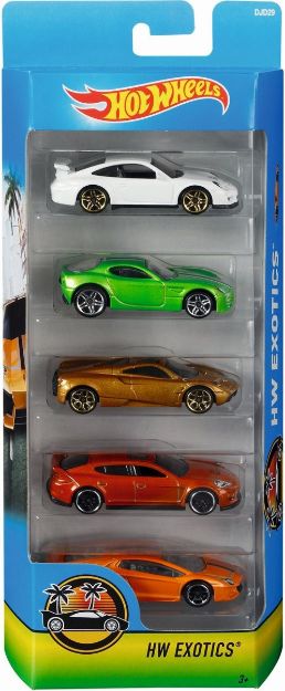 Bild von Mattel Hot Wheels 5-er Geschenkset, sortiert - 01806