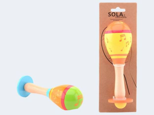 Bild von Holz Maraca 18cm - 22261