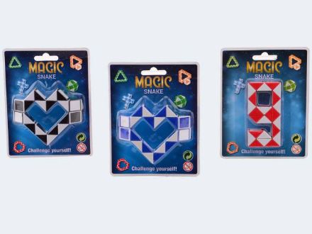 Zeige Details für Magischer Falten Würfel Schlange klein - 25036 Bild von Magischer Falten Würfel Schlange klein - 25036