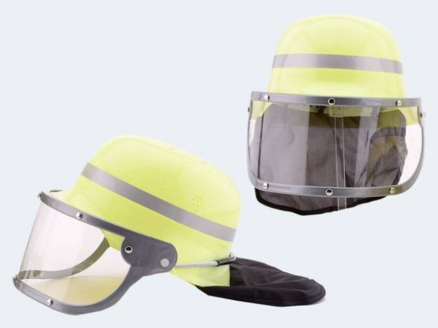 Bild von Feuerwehrhelm mit Visier - 26915