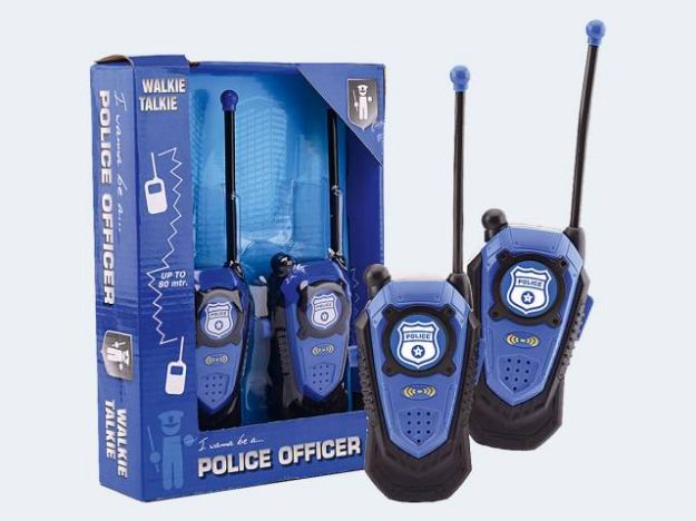 Bild von Walkie Talkie Set blau Reichweite 80m - 26954