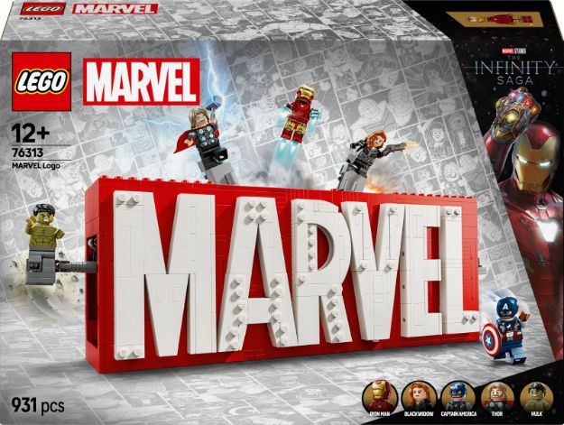 Bild von LEGO® Marvel Super Heroes™ - 76313 MARVEL Logo & Minifiguren