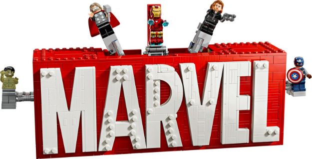 Bild von LEGO® Marvel Super Heroes™ - 76313 MARVEL Logo & Minifiguren