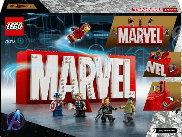 Bild von LEGO® Marvel Super Heroes™ - 76313 MARVEL Logo & Minifiguren