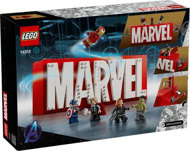 Bild von LEGO® Marvel Super Heroes™ - 76313 MARVEL Logo & Minifiguren