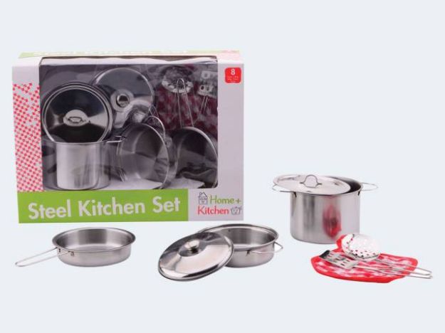 Bild von Kochset 8 tlg Edelstahl - 27490