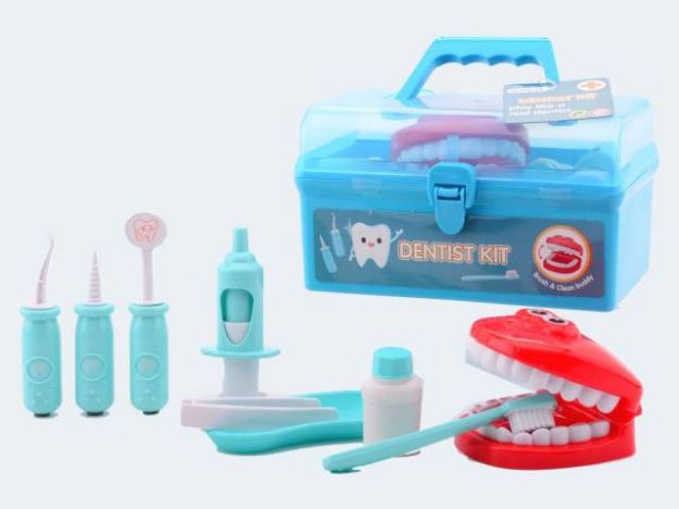 Bild von Zahnarztkoffer 21cm 10tlg - 27596