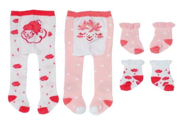 Bild von B.A. Strumpfhose + Socken 43cm 2f sortiert