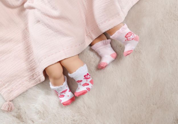 Bild von Zapf 709627 Baby Annabell Socken 2x, 2 sortiert 43cm
