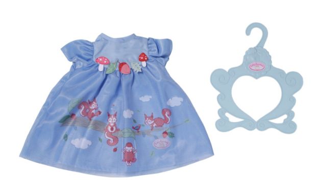 Bild von Zapf 709610 Baby Annabell Kleid blau Eichhörnchen 43cm