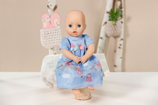 Bild von Zapf 709610 Baby Annabell Kleid blau Eichhörnchen 43cm