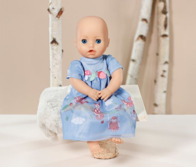 Bild von Zapf 709610 Baby Annabell Kleid blau Eichhörnchen 43cm