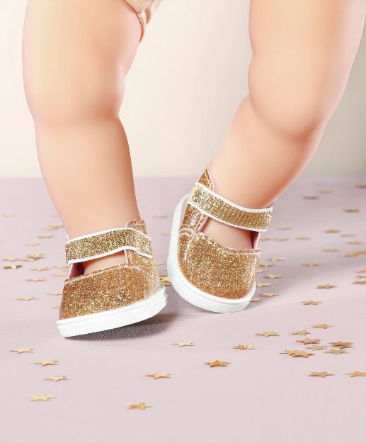 Bild von Baby Annabell Schuhe Gold 43cm - 710272