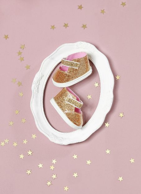 Bild von Baby Annabell Schuhe Gold 43cm - 710272