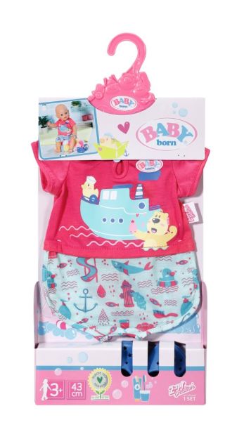 Bild von Zapf 830628 BABY born Bath Pyjamas & Clogs 43 cm