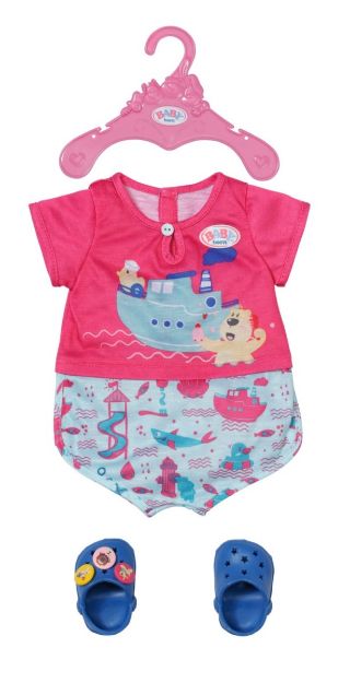 Bild von Zapf 830628 BABY born Bath Pyjamas & Clogs 43 cm