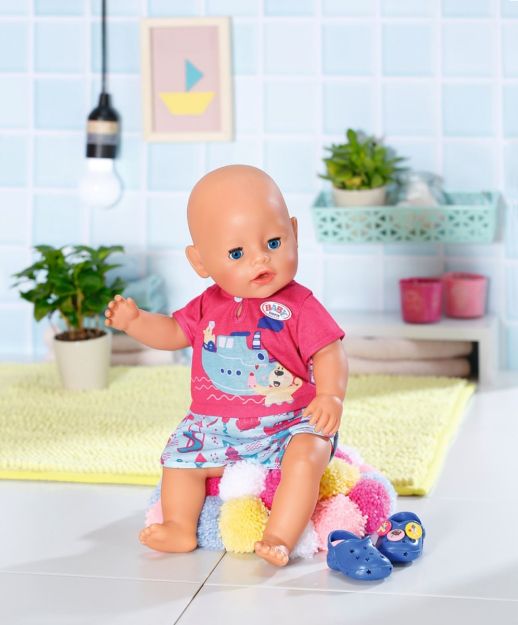 Bild von Zapf 830628 BABY born Bath Pyjamas & Clogs 43 cm