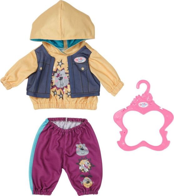 Bild von Zapf BABY born Outfit mit Hoody 43cm - 832615