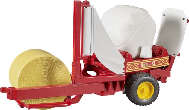 Bild von Bruder 02122 Ballenwickler und zwei Rundballen