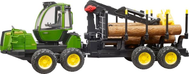 Bild von Bruder 02133 John Deere 1210E Rückezug plus Zubehör