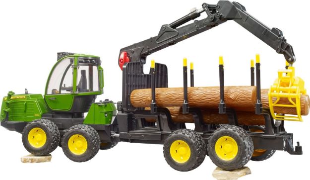Bild von Bruder 02133 John Deere 1210E Rückezug plus Zubehör