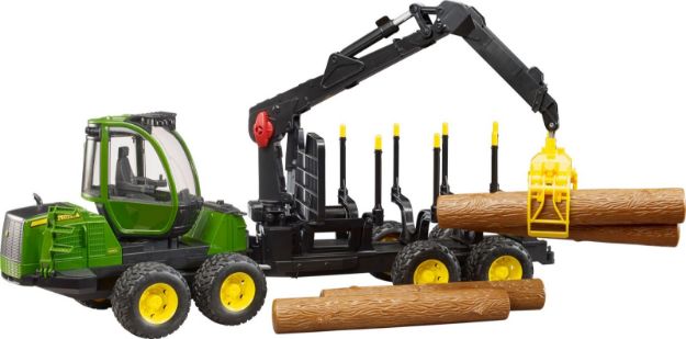 Bild von Bruder 02133 John Deere 1210E Rückezug plus Zubehör