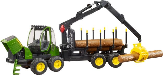 Bild von Bruder 02133 John Deere 1210E Rückezug plus Zubehör