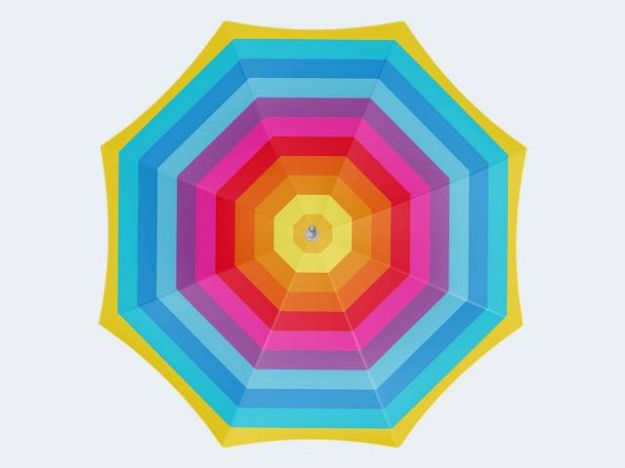 Bild von Sonnenschirm 180cm Gelenk 2 Stangen Rainbow - 416237