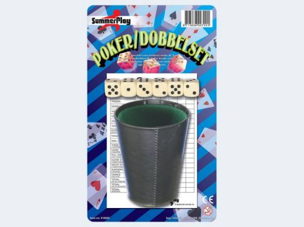 Bild von Würfelbecherset 6 Würfel mit Block - 916602-DE