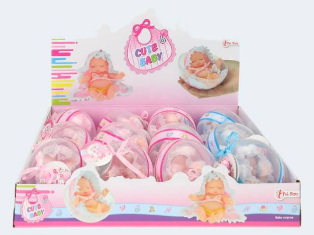 Bild von Babypuppe im Ball 20cm - 1 Stk. - 02055Z