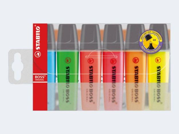 Bild von 6 Stabilo Boss 70/6 i Etui