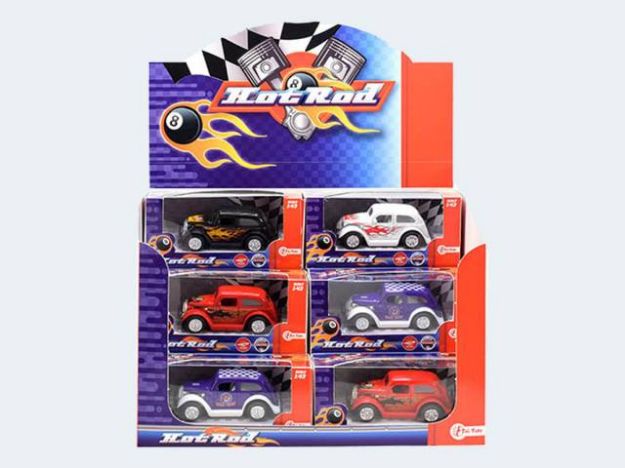 Bild von Modellauto Rückz 12cm mit Batterie - Eine Verkaufseinheit = 12 Stück - 21068