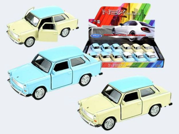 Bild von Welly Trabant601 10cm Met Rückz wss - Eine Verkaufseinheit = 12 Stück - 21501Z