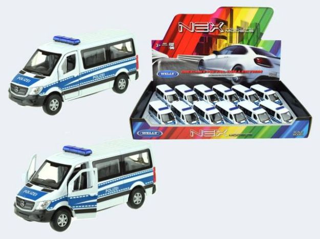Bild von Welly Mercedes Sprinter Polizei - Eine Verkaufseinheit = 1 Stück - 21659