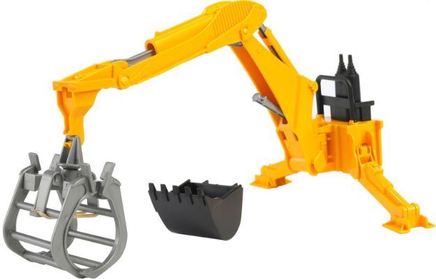 Bild von Bruder 02338 Zubehör: Heckbagger mit Greifer