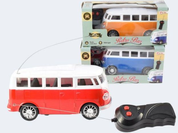 Bild von RC VW Bully Retro 18cm  mit  Licht - Ein Stück wird nach dem Zufallsprinzip zugesendet! - 25256